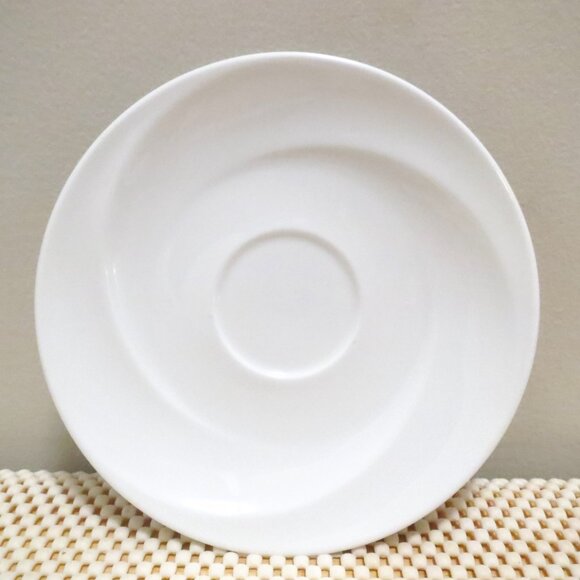 X2 Wedgwood Solar Flat Tea Cup and Saucer White Shape 225 Bone China - Picture 7 of 8